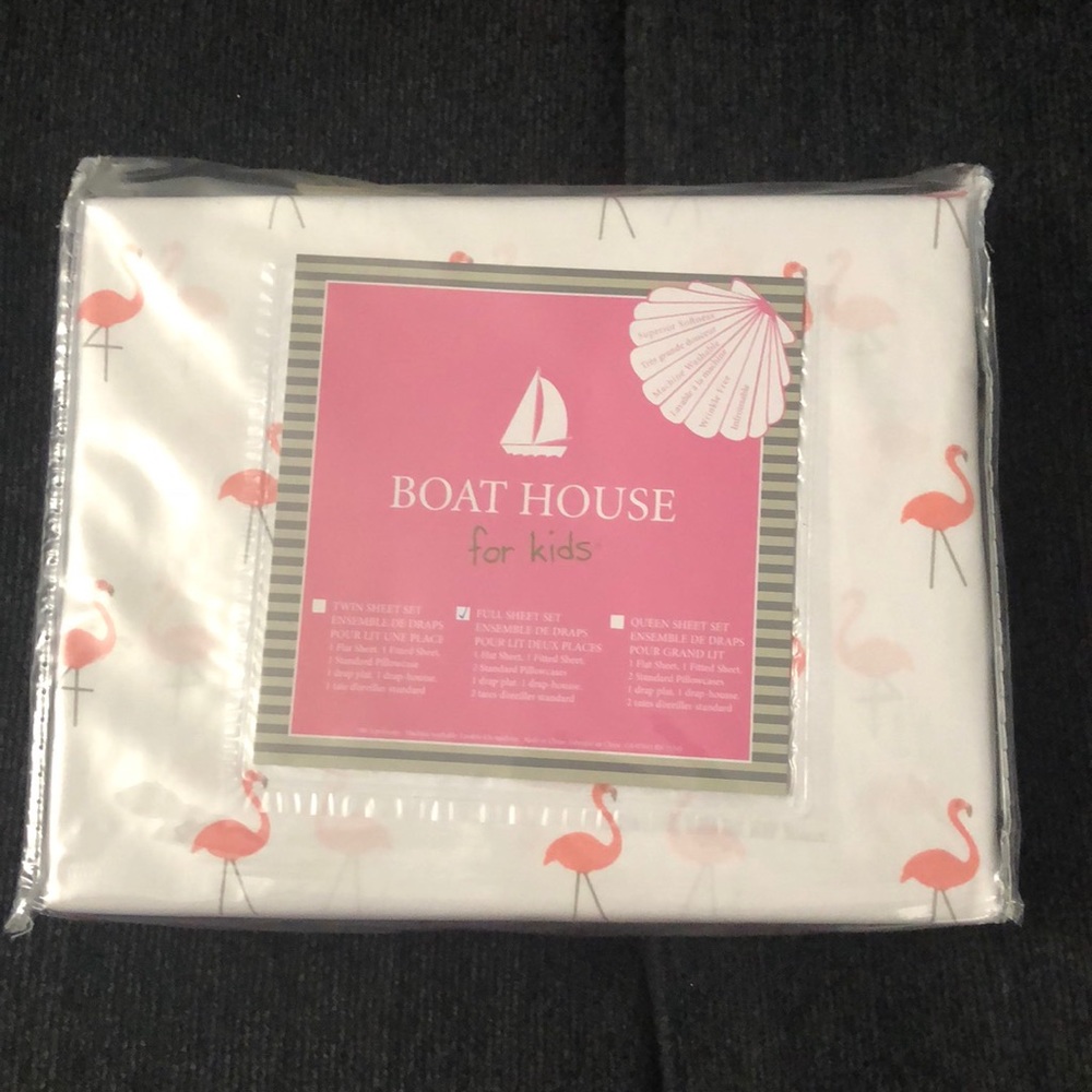 ⭐️Pink flamingo kids bed sheets ⭐️